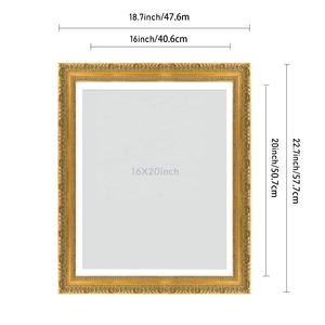 Großhandel Lagerware Handgefertigte Kreative Massivholz Bilderrahmen im Europäischen Stil 5x7 6x8 8x10 Gold Silber Geschnitzt Gemälde GTFRAME Marke 27+ Jahre - Product Image 4