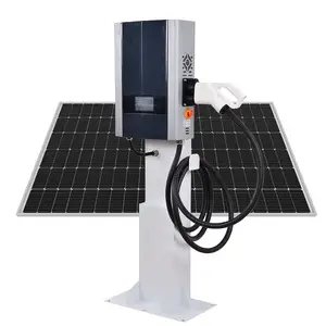 Electrical car outdoor small system 15kw 38A ccs mppt ev batteries charger solar charging pile