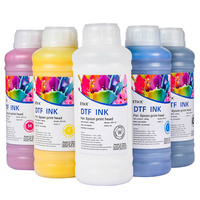 Encre Pigmentée DTF Premium CMYK Blanc Anti-colmatage pour Têtes d'Impression XP600 I3200 DX5 4720 Encre de Transfert Lavable Vente en Gros Usine