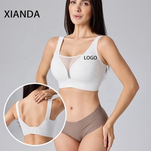 <span class=keywords><strong>Reggiseno</strong></span> XIANDA OEM Personalizzato per Taglie Forti, Traspirante in Rete, Scollatura Profonda, Push-up, <span class=keywords><strong>Senza</strong></span> Cuciture, <span class=keywords><strong>Senza</strong></span> Ferretto, Taglio Laser, Chiusura Posteriore con Gancio, Imbottito - Product Image 2