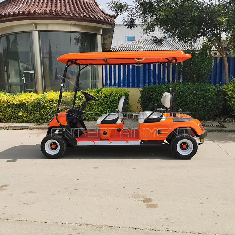 Fabrika fiyat Off Road tek Mini 4 koltuk Golf arabası elektrikli Golf arabası kulüp araba satılık