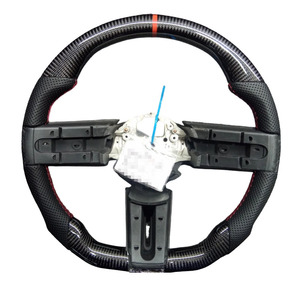 Volante Personalizable de Fibra de Carbono y Cuero para Ford <span class=keywords><strong>Mustang</strong></span> 2007 - Product Image 1