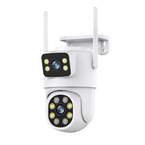 Icsee Gun Ball linkage 3MP กล้อง CMOS สองหน้าจอ PTZ HD WiFi Smart Monitoring IP66กันน้ำ A30 2-Way Audio Human - Product Image 1
