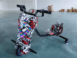 Triciclo Elettrico per Bambini a 3 Ruote in Acciaio, 36V 350W, Scooter Elettrico con Funzione Drift, Giocattolo Cavalcabile - Product Image 3