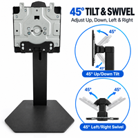 Support de moniteur médical réglable en hauteur et en angle, bras de support de moniteur pour bureau, support de moniteur tactile