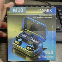 Casque audio TWS M10 V5.3 avec commande tactile, stéréo HiFi sans fil, écouteurs TWS M20 M19 M25 M28 F9