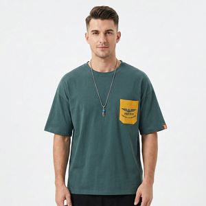 เสื้อยืดผู้ชายแบบยูนิเซ็กซ์ ผ้าระบายอากาศดี ทรงลำลอง  ผ้าพิมพ์ลายสกรีน  แขนสั้น ทรงปกติ - Product Image 2