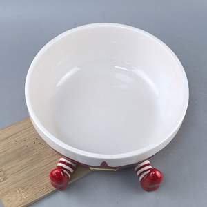 Creative Eco-Friendly Porcelain Christmas Fruit <strong>Tray</strong> Cute Santa <strong>Candy</strong> Bowl Living Room Coffee Table Snack Storage - Product Image 4
