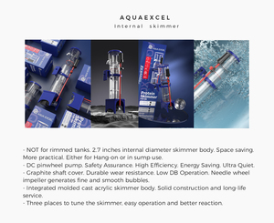 Aquaexcel nano70d hiện đại bền Protein Skimmer dc-powered Pinwheel bơm cho 200L/50 Gals Fish Tank hang-on nội bộ nước mặn - Product Image 6