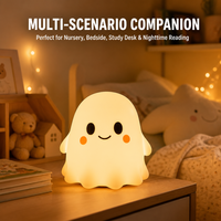 Jouet Squishy Géant Fantôme d'Halloween, Doux et Blanc, Anti-Stress, Jouet Sensoriel, Cadeau Nouveauté en Boîte pour les 8-14 ans et 14 ans et plus