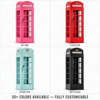Cabine téléphonique blanche avec livre d'or audio, cabine téléphonique londonienne pour la décoration d'événements de mariage