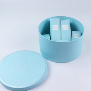 Custom Logo Round Tube Cosmetic Storage Box Makeup Customize Cosmetic Paper Box Packaging - Product Image 4