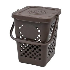 ECOPLUS Cestino per Rifiuti Perforato 10 lt - cm 24x25,5x29,5h - Product Image 2