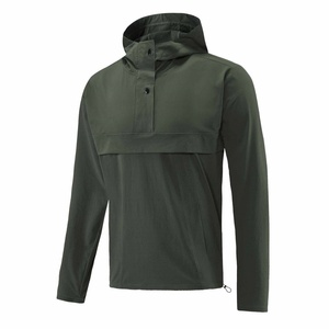 Veste vintage pour homme de haute qualité, fabriquée par un fabricant OEM, avec col montant, 100% coton, coupe-vent, logo personnalisé et fermeture éclair. - Product Image 3
