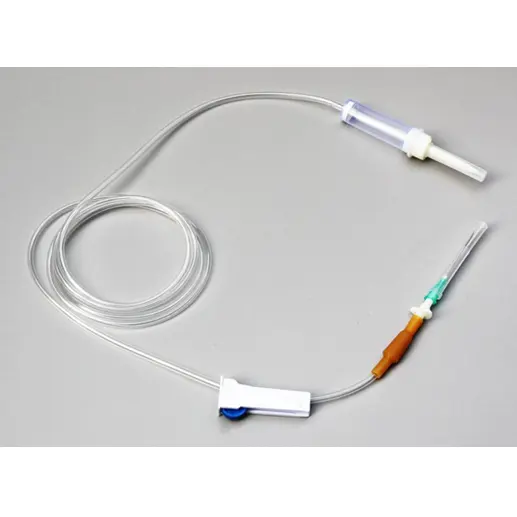 Disposable infusion set with needle 20G 21G 22G 23G 24G 25G 26G 27G