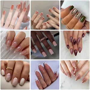 Meilleur rapport qualité-prix, vente en gros, ongles à coller en résine ABS écologique, couleur unie, forme carrée effilée, personnalisables, livraison rapide - Product Image 4