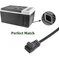 Cable de Alimentación para Refrigerador, Adaptador de Corriente CA/CC para Nevera Portátil de Auto, Cargador de 87W 14.5V/6A SCP 100-240V con Compresor, Fabricado en China