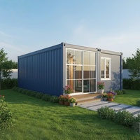 Maison conteneur écologique en kit, recyclable, zéro déchet de construction, garantie 1 an, pour dortoir du personnel de station forestière