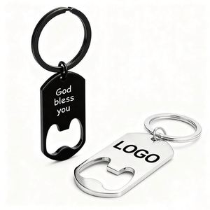 WSY968 Custom Metal Keychain <b>Bottle</b> Opener with Logo Wholesale Cheap Beer Wine <b>Bottle</b> Opener Promotion Holiday Gift - Product Image 1