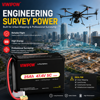Baterai Drone Lithium Polymer 12S 25000mAh 5C 44.4V Output Stabil untuk Survei Darat, Inspeksi Pipa, dan UAV dengan Waktu Terbang Lama