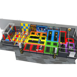 Color Macaron directo del fabricante con <span class=keywords><strong>curso</strong></span> Ninja Warrior, zona de juego interactiva para niños, estructuras de juego de Interior para guardería - Product Image 5