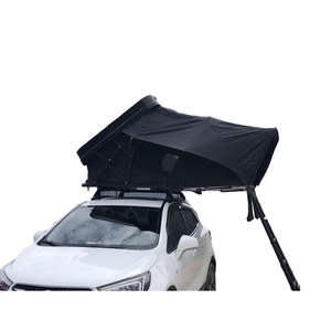 Палатка на крышу автомобиля ADA PS-160, всесезонная, на 2 человека, жесткий корпус, алюминий, водонепроницаемый Оксфорд, с лестницей, быстрое автоматическое раскрытие, черное покрытие - Product Image 3