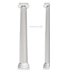 Everwall trang trí nội thất Roman cột đứng Polyurethane <span class=keywords><strong>PU</strong></span> bọt trụ cột cơ sở và vốn có thể được cắt và kết hợp cho trong nhà và ngoài trời - Product Image 3