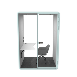 Customizable Single Acoustic Phone Booth Noise Insulation Soundproof Office Pod for Open Plan Workplace - Product Image 5