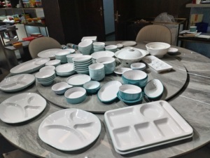 Ligne de production de plaques en mélamine en acier inoxydable monocouche de 550 tonnes, commande informatique, puissance 15 kW, garantie 1 an, marque <span class=keywords><strong>Panlong</strong></span> - Product Image 6