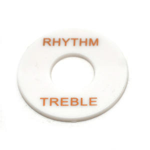 Plaque à bascule pour <span class=keywords><strong>guitare</strong></span> électrique, triple anneau de lavage, style <span class=keywords><strong>rythme</strong></span>, avec mots en or, nouveau - Product Image 5