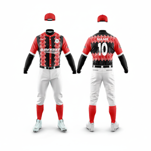 Fabricant d'uniformes de baseball personnalisés |   Tenue de baseball d'équipe avec logo et numéros personnalisés |   Ensemble de baseball en polyester respirant - Product Image 1