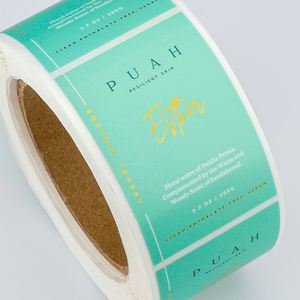 FX Printing Cosmetic Product Sticker Design Waterproof Adhesive Essencial Oil Bottle Product Label - Product Image 2