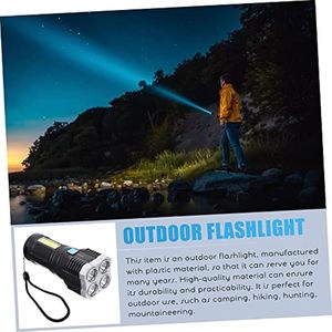 Lampe torche LED puissante noire, lampe torche LED portable - Product Image 4