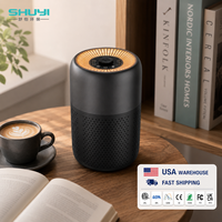 Purificador de Aire Portátil HEPA para Escritorio, Listo para Usar en Dormitorios, Oficinas y Residencias Estudiantiles, con Aromaterapia y Luz Nocturna, OEM, ODM, ETL, EPA, CE, FCC