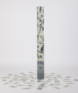 Venta caliente dólar <span class=keywords><strong>dinero</strong></span> dentro y fuera <span class=keywords><strong>de</strong></span> la fiesta Popper cilindro 30cm pequeña fiesta Popper - Product Image 6