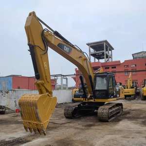 Excavatrice sur chenilles d'occasion de qualité, 30 tonnes, Cat330d, avec chenilles en caoutchouc, garantie, stock suffisant disponible - Product Image 6