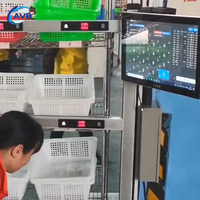 Sistema PTL (Pick to Light) para Almacenes Pequeños y Medianos, Estructura Compacta, Ahorro de Espacio, Solución de Clasificación de Alta Precisión