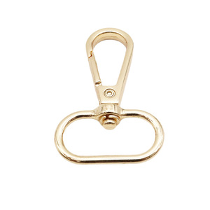 Gancho de aleación de zinc de 46 mm de longitud y 20 mm de diámetro interior para llaveros y accesorios de bolsos - Product Image 4