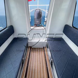 Yacht <span class=keywords><strong>de</strong></span> pêche sportive en aluminium soudé durable <span class=keywords><strong>de</strong></span> 5,5 m, coque en V profond, moteur hors-bord, bateau <span class=keywords><strong>de</strong></span> croisière en aluminium avec cabine - Product Image 5