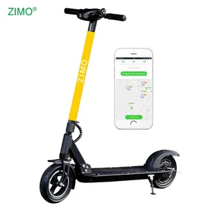 Partage de scooter électrique de location de GPS à deux roues, partage de scooter de coup de pied de loyer sans quai de fonction d'application