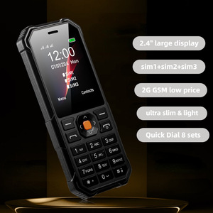 Nouveau téléphone portable pour personnes âgées 2025, 3 cartes SIM, léger, résistant aux chocs, GSM, avec gros boutons, clavier QWERTY, écran TFT 2,4 pouces - Product Image 3