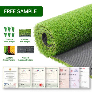 Gazon artificiel en plastique de qualité supérieure pour terrains de football, anti-abrasion, écologique, haute densité, durée de vie de 8 ans, expertise en installation - Product Image 3