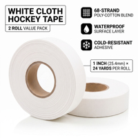 Ruban adhésif de hockey de haute qualité, imperméable et résistant au froid, pour la fixation de la lame de la crosse, pour le hockey sur glace et le lacrosse, vente en gros
