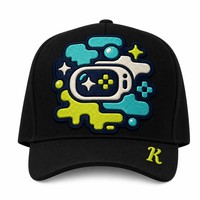 Casquette de baseball personnalisée avec broderie Old English, 5 panneaux, visière incurvée, style Dad Hat, streetwear urbain West Coast, vente en gros, faible MOQ