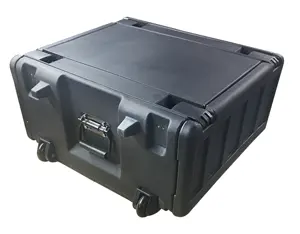 Eenvoudige Rack Case RJ4U-B 19 Inch 4u Hard Plastic Schokbestendig Voor Flightrack Case