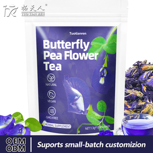 Té de Flor de Guisante Mariposa Seca de Marca Privada, Té Azul Natural para Bebidas y Repostería, Suministro de Fábrica OEM, Venta al por Mayor a Granel - Product Image 1