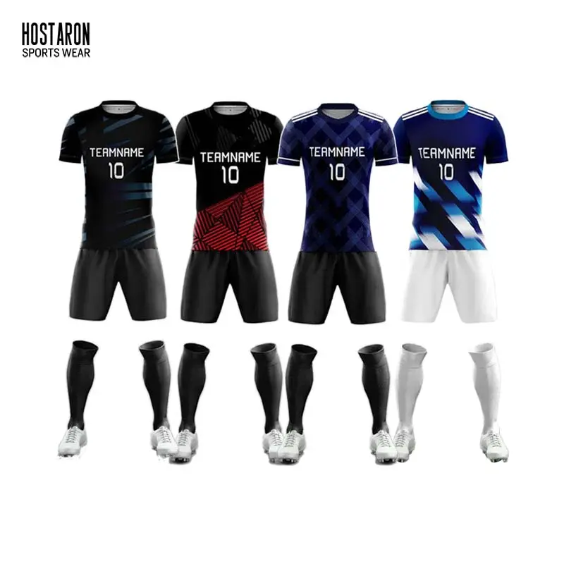 Hostaron Oem Service Soccer Jersey Set Voetbaltenues Voetbalshirt Set Voetbaluniform College Club Voetbal Training Truien