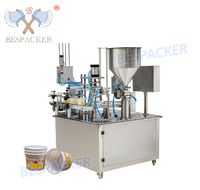 Bespacker-Máquina automática de sellado de llenado de miel y azúcar, para yogur, helado, jugo, taza rotativa