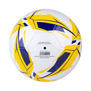 CJ Sports Durable 350-370g Taille 5 Vietnam Ballon de Football Cousu à la Machine Tous les Âges Bleu Jaune PVC pour Loisirs/Entraînement/Match - Product Image 2