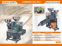 3-in-1 elektrische Reismühle, 220 V, automatische Zuführung aus Edelstahl mit Vibrationssieb, Reisschäler und Mahlmaschine